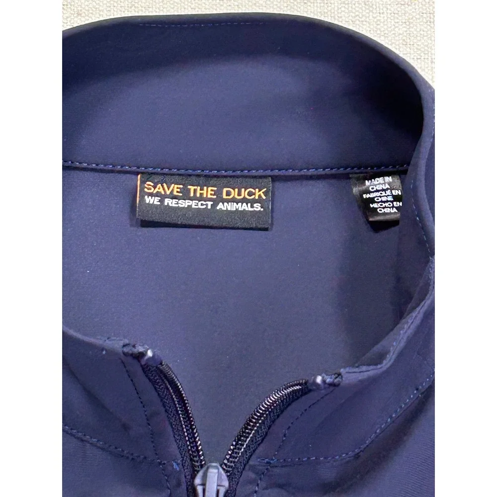 Save The Duck Men's XL Smart Leisure Full Zip Rain Jacket Stand-up Collar NWTs